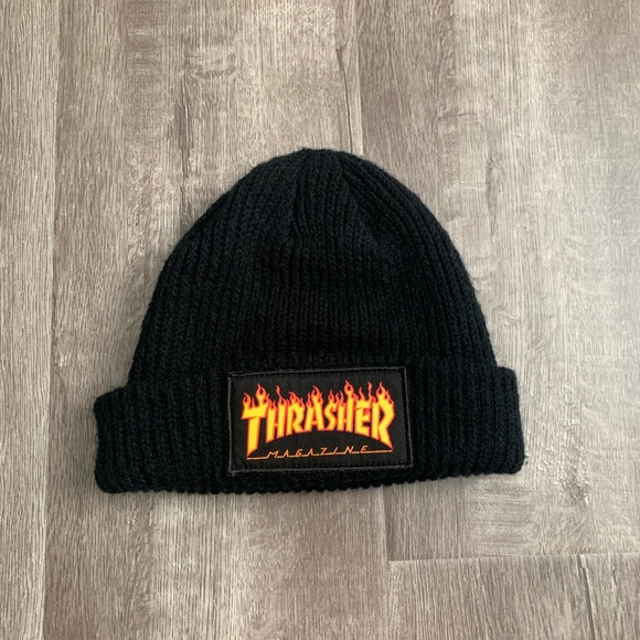 Thrasher Accessories - Thrasher Flames Knit Beanie